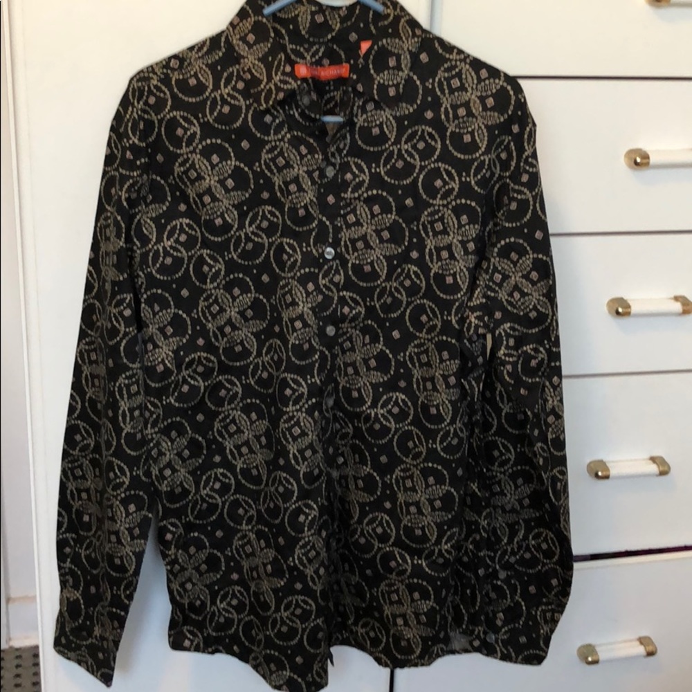 NWOT Tori Richard long sleeve Aloha shirt
